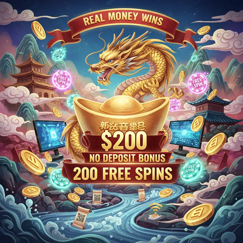 $200 no deposit bonus 200 free spins real money - spins