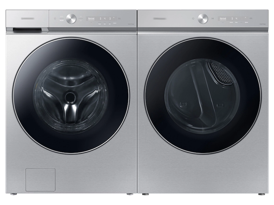 isolated image of washer and dryer set - similar to Samsung brand - side by side laundry - Beardstown, IL